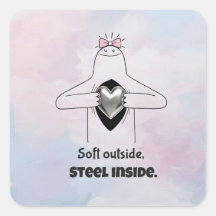 Sticker zur Stärkung der Frauen