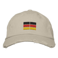 Stickerei auf deutscher Flagge