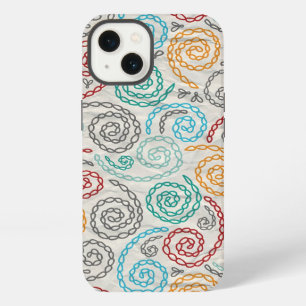 Stickerei fancy zerknittertes Papier iPhone 13 Hülle