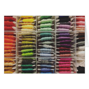 Stickerei Floss Regenbogen