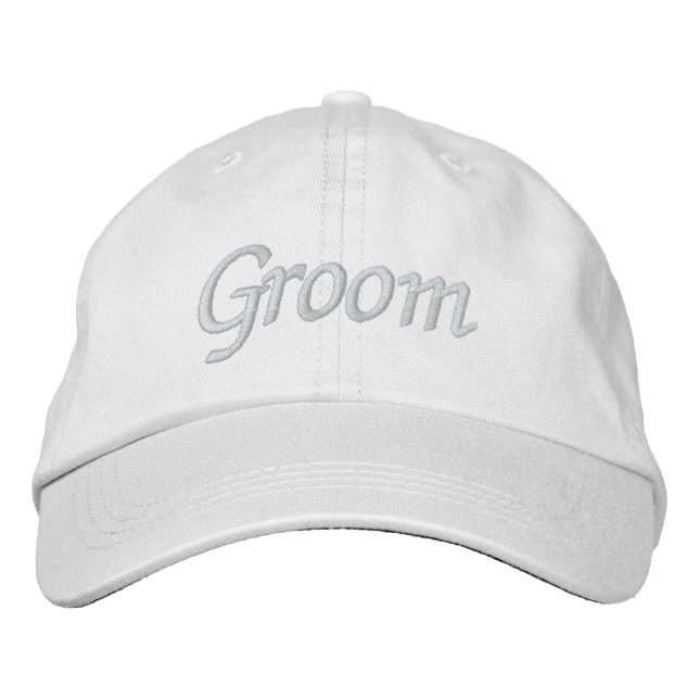 Stickerei Geschenke Groom Hat | Kappe (Vorderseite)