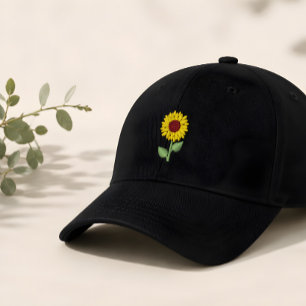 Stickerei gestickte Sonnenblume Bestickte Baseballkappe