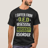 Stickerei mit obsessive Liebe