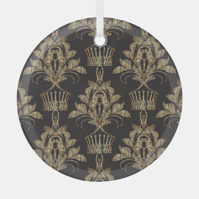 StickereidDamast: Royal Seamless. Ornament Aus Glas (Vorderseite)