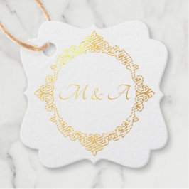 Stickereien auf der Spitze Geschenkanhänger