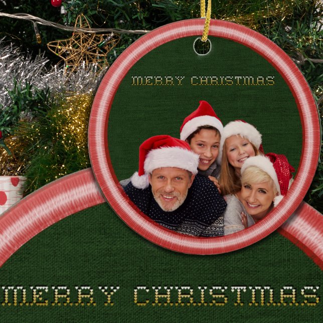 Stickereien und Foto Weihnachten Keramik Ornament (Von Creator hochgeladen)
