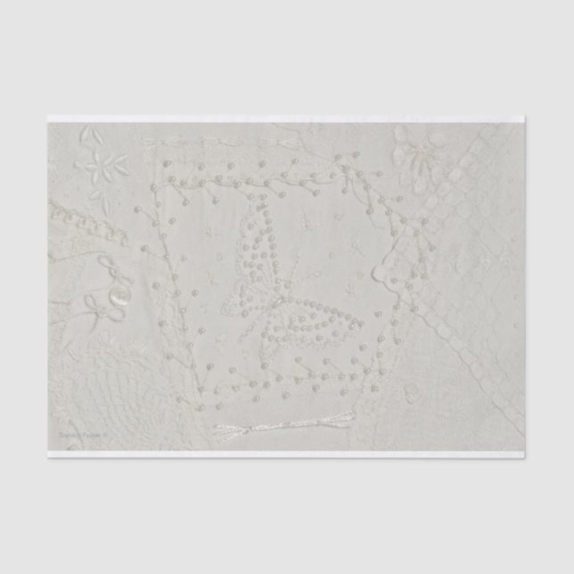 Stickereipapier Seidenpapier (Vorderseite)