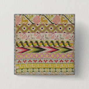 Stickereiprobenehmer Button