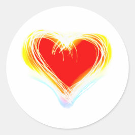 Stickerrolle runder aufkleber