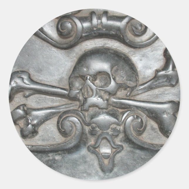 Stickers aus schwarzem Marmor (Vorderseite)