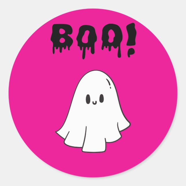 Stickers Boo halloween party  (Vorderseite)
