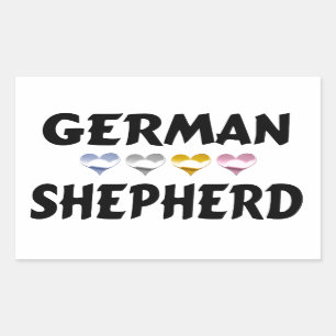 Stickers der deutschen Schäferhunde-Liebe
