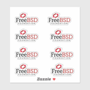 Stickers der FreeBSD Foundation Aufkleber