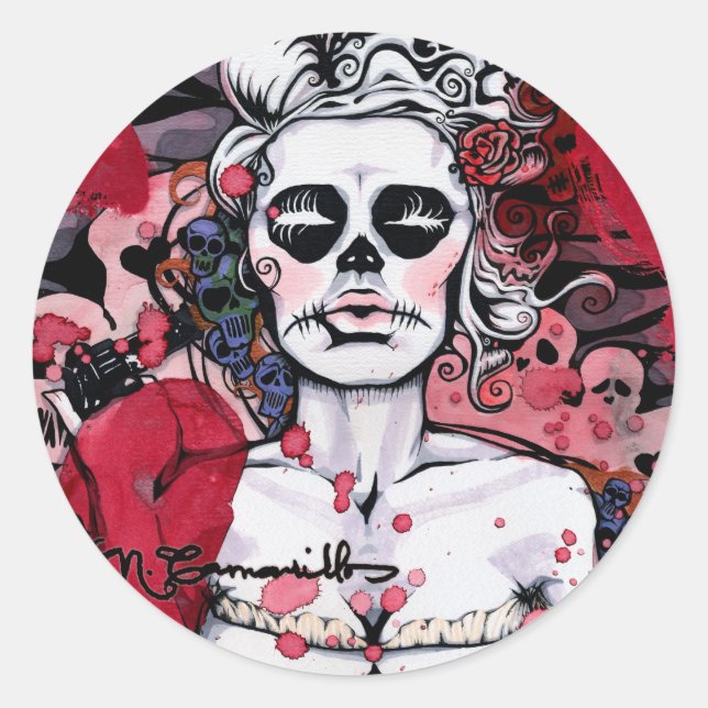 Stickers der Serie "Girl" (Vorderseite)