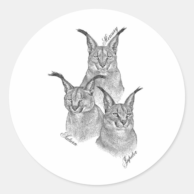 Stickers - die Planeten (Vorderseite)