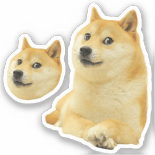 Stickers Dog Meme Aufkleber