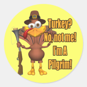 Stickers - Erntedank Türkei Pilgrim