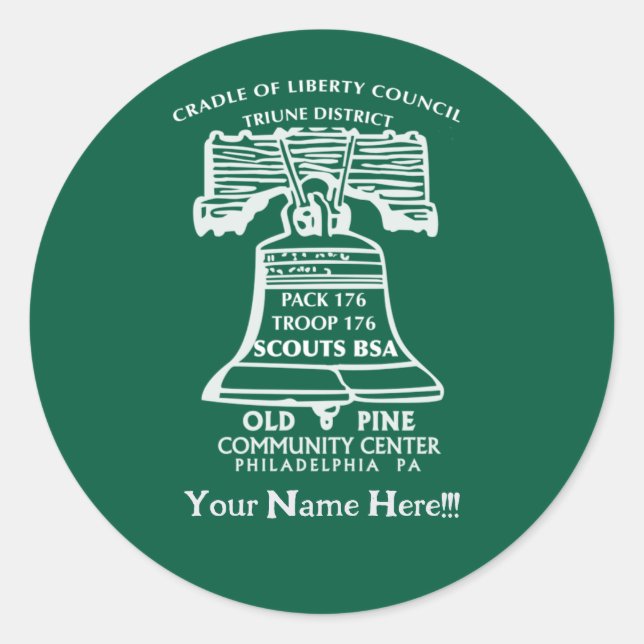 Stickers -Forest Green (Personalized)  (Vorderseite)