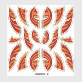 Stickers für afrikanische Masken Icon Collection Aufkleber