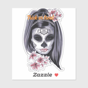 Stickers Halloween-Trick oder Treue Aufkleber
