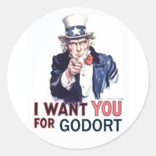 Stickers - Ich Wollte dich für GODORT