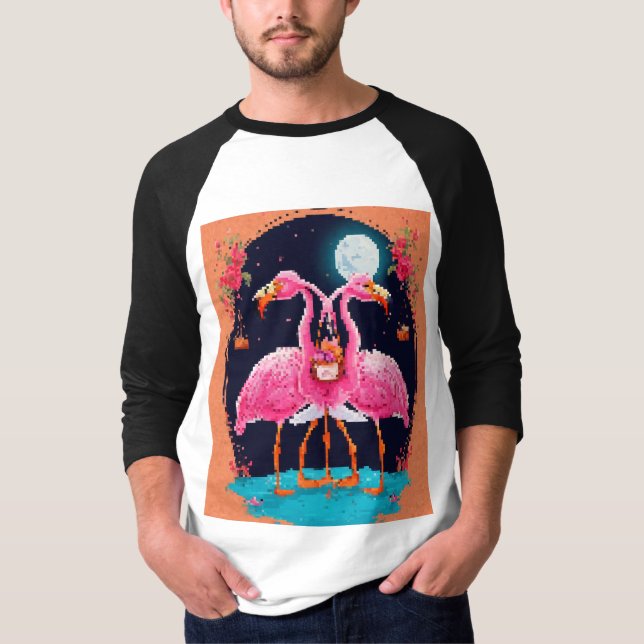 Stickers Illustration T-Shirt (Vorderseite)
