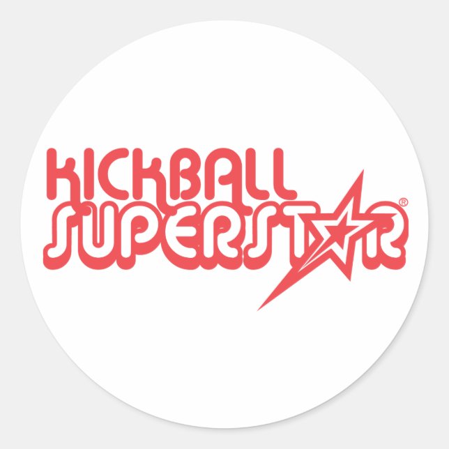 Stickers - Kickball Superstar (Vorderseite)
