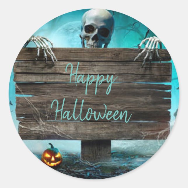 Stickers & Labels Happy Halloween (Vorderseite)