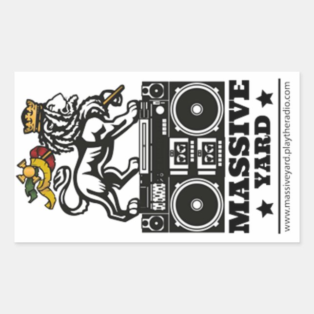 Stickers Massiv Yard White Lion Full 2018 (Vorderseite)
