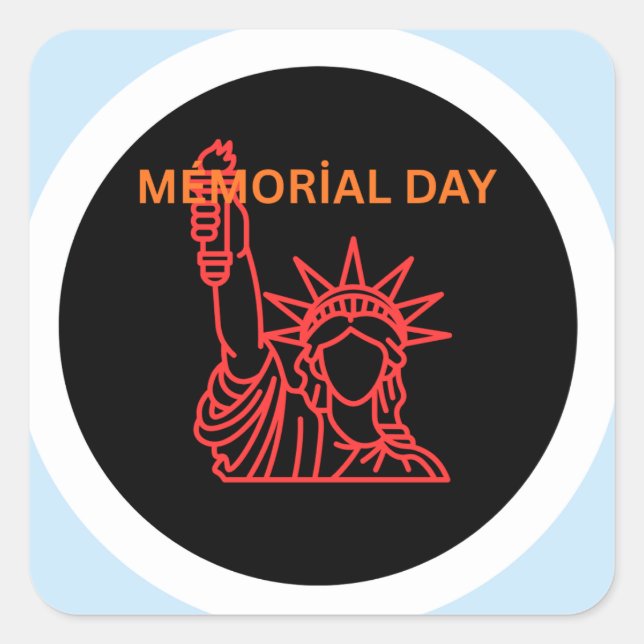 Stickers mémorial day  (Vorderseite)