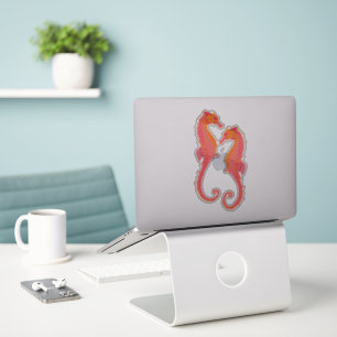 Stickers mit Stammesmarkierungen Seepferdchen Aufkleber