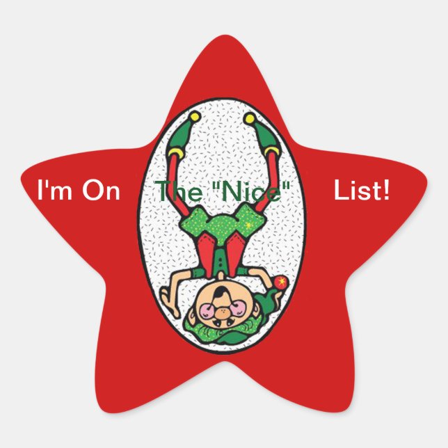 Stickers - Nice Elf (Vorderseite)