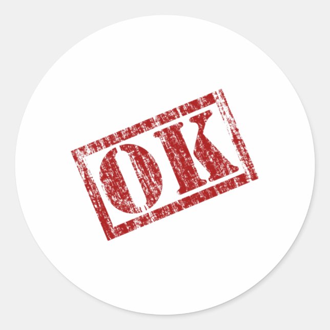 Stickers Ok (Vorderseite)