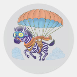 Stickers Parachute Zebra
