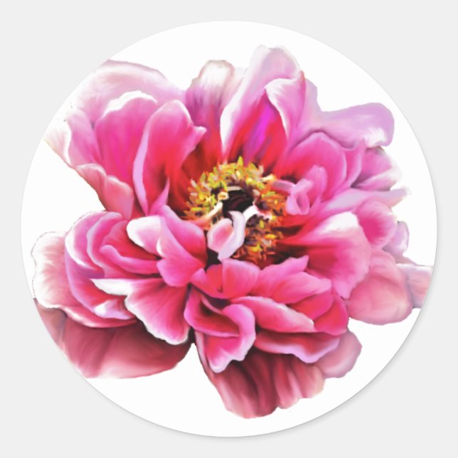 Stickers Pink Peonies (Vorderseite)
