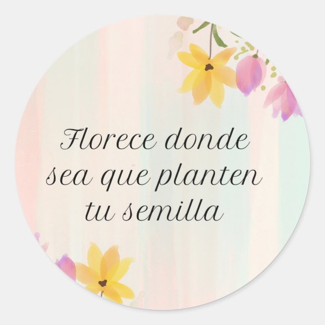 Stickers Redondos Personalizados para Regalos (Vorderseite)