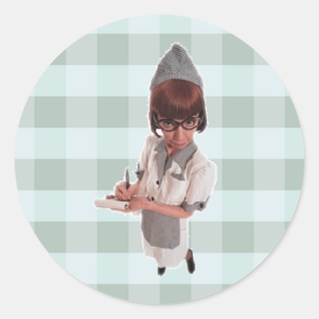 Stickers - RETRO-DINER-GAL 1950 (Vorderseite)