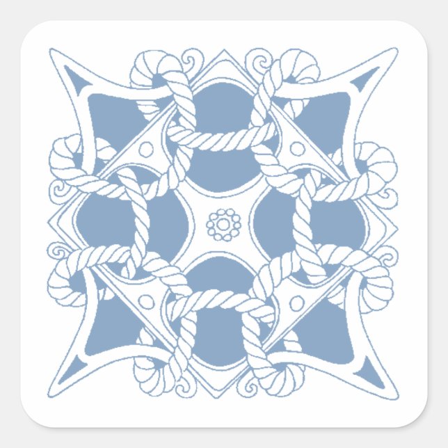 Stickers Rope Twist Mariners Sailors Celtic Knot (Vorderseite)