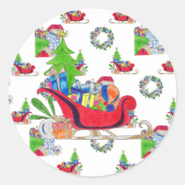 Stickers Sleigh