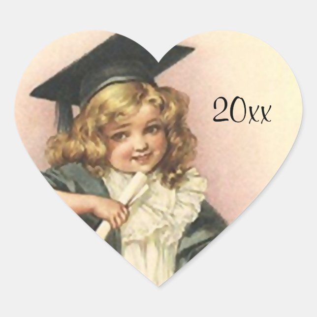STICKERS Sweet Vintag Abschluss Graduate Diplom (Vorderseite)