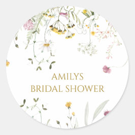 Stickers Vielen Dank Wildblumen