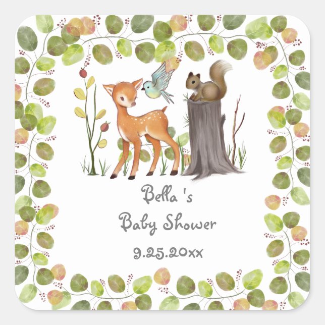 Stickers Woodland Animal