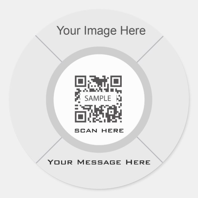 Stickervorlage Allgemein 2 Runder Aufkleber (Vorderseite)