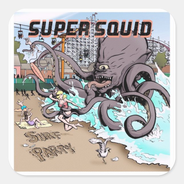 Sticket Set #2 Quadratischer Aufkleber (Vorderseite)