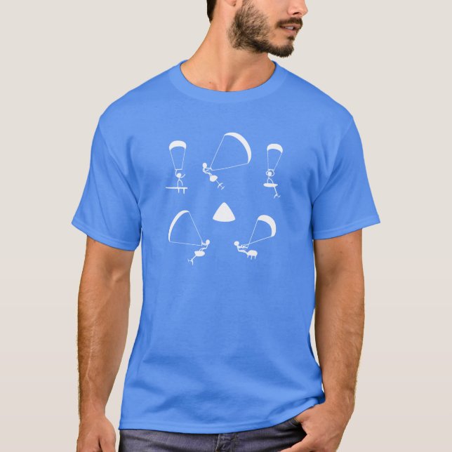 stickfigure_11_foil+racebaordW T-Shirt (Vorderseite)