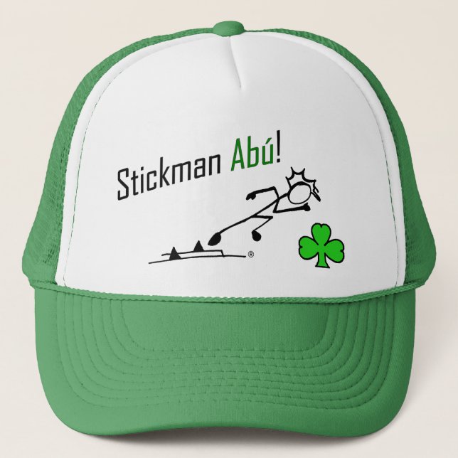 Stickman Abú-Hut Truckerkappe (Vorderseite)