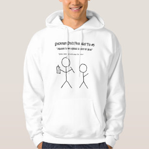 Stickman erste Hilfe Hoodie