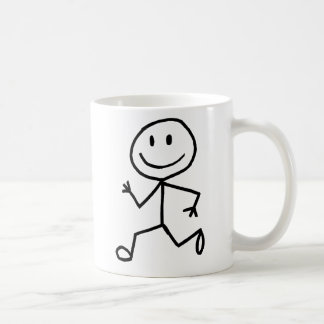 Stickman Läufer Kaffeetasse