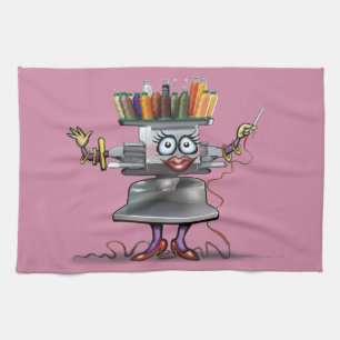 Stickmuster Geschirrtuch