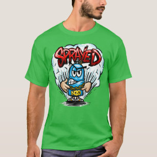 Stickstoff besprüht T-Shirt